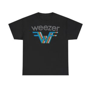 Weezer Multi Colored Stacked Logo T-Shirt