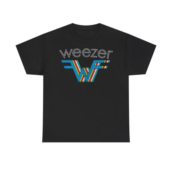 Weezer Multi Colored Stacked Logo T-Shirt