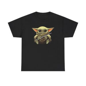 Baby Yoda Hug Flute t shirt