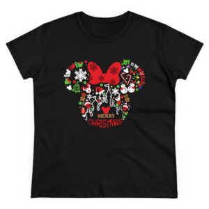 Mickey Head Christmas T Shirt