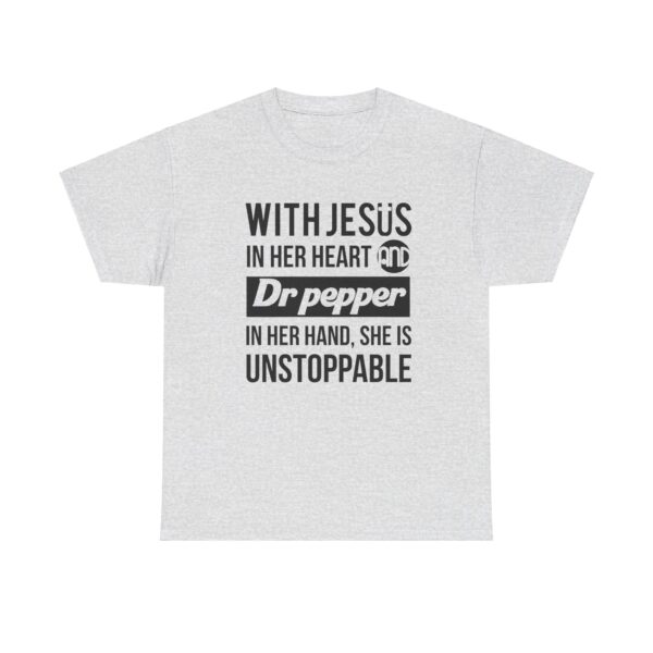 With-Jesus-In-Her-Heart-Dr-Pepper-T-Shirt