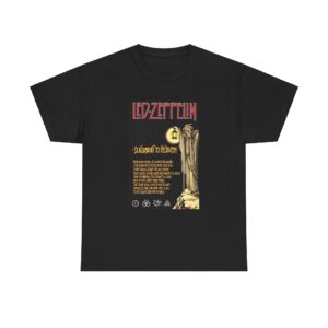 led zeppelin stairway to heaven lyrics T shirt