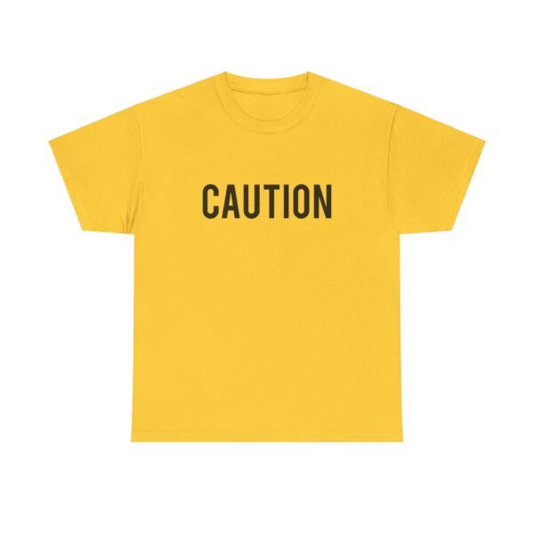 caution tshirt