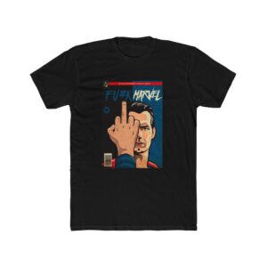 Fuck Marvel Superman Black T-Shirt