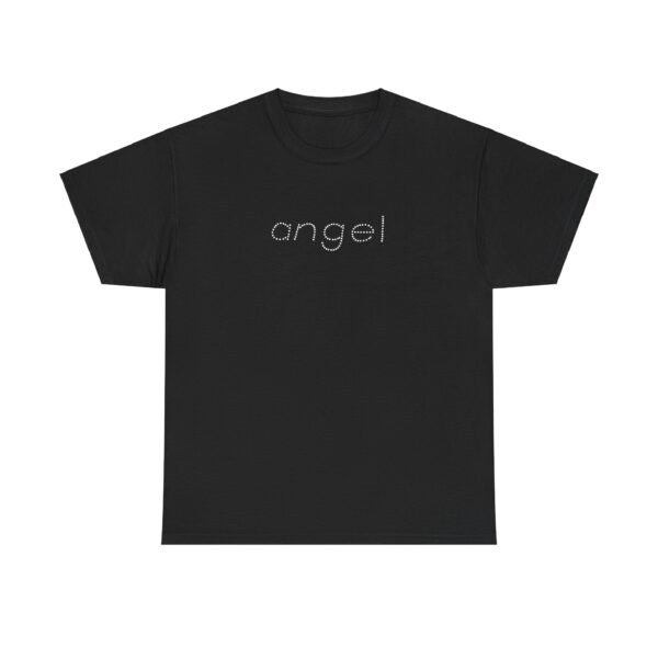 angel font t-shirt