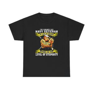 Popeye Im a grumpy old man navy veteran T-Shirt